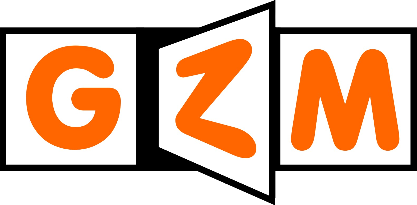 Logo
des Kunden GZM als grafisches Markenzeichen