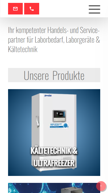 Mobile
Ansicht der Website cotechlabor.de auf dem Smartphone