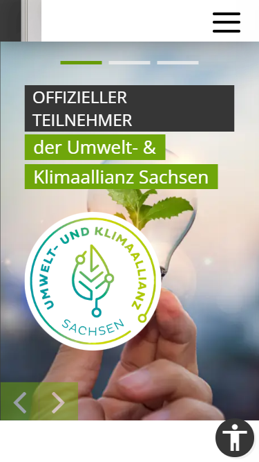 Mobile Ansicht: Webseite für Architektur & Bauplanung Bautzen: Kegel Product GmbH & Co.KG