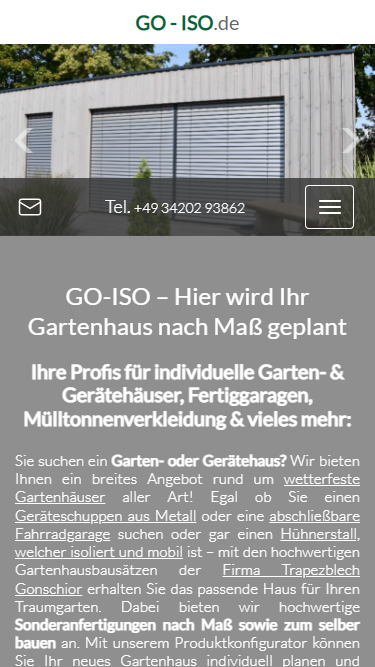 Mobile
Ansicht der Website go-iso.de